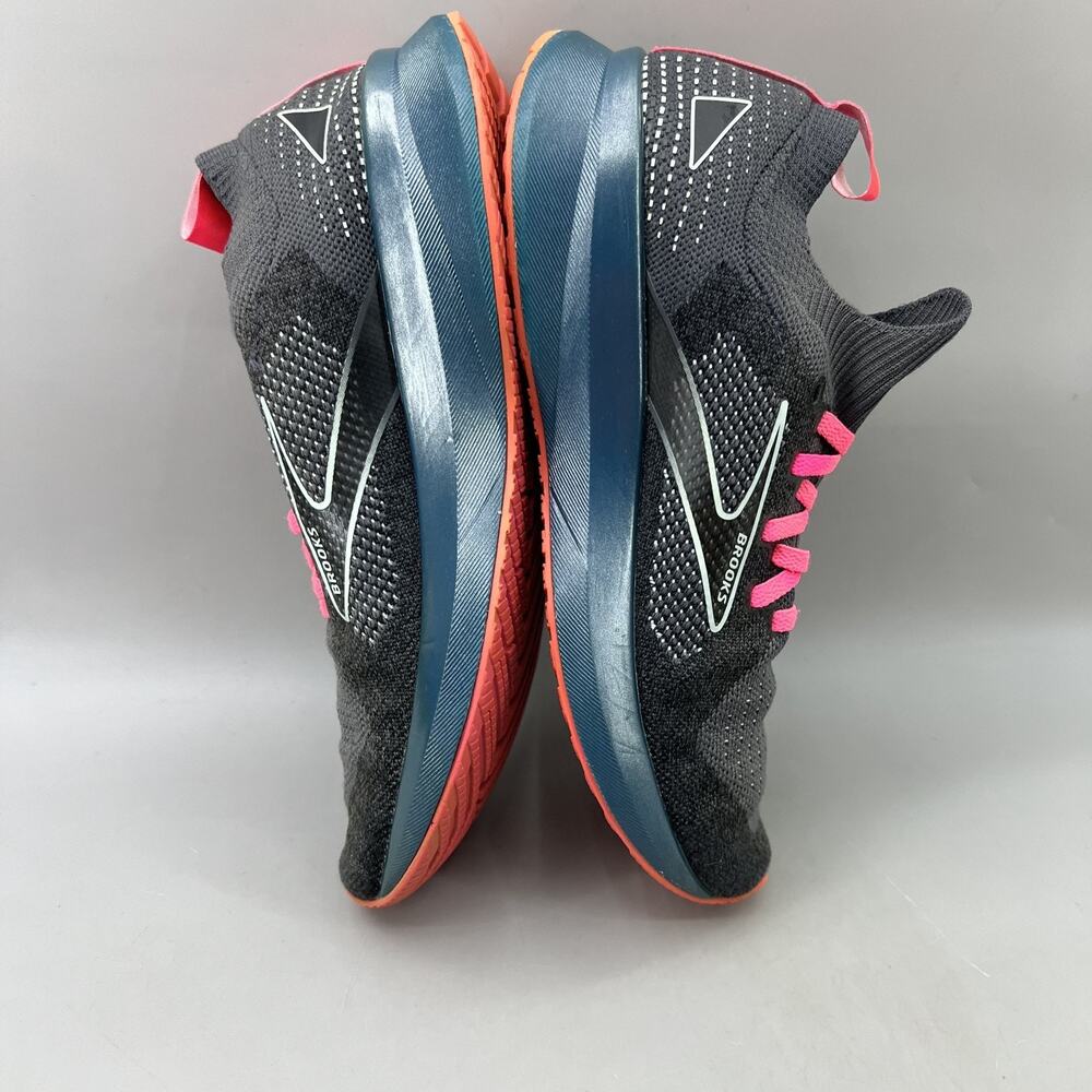 Brooks Levitate StealthFit 5 Sneakers Women Size 8 B Gray Pink Running Low Shoes - Picture 6 of 8